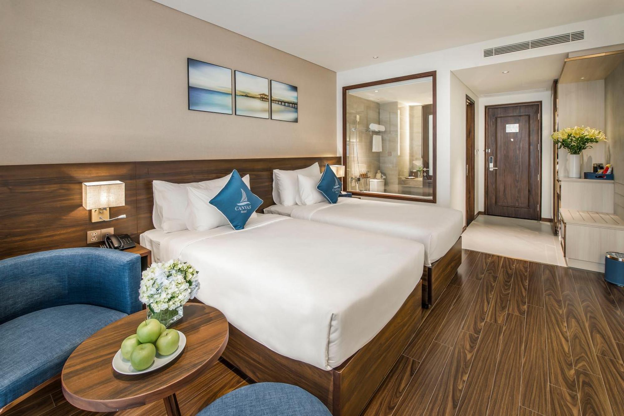 Canvas Danang Beach Hotel Eksteriør billede