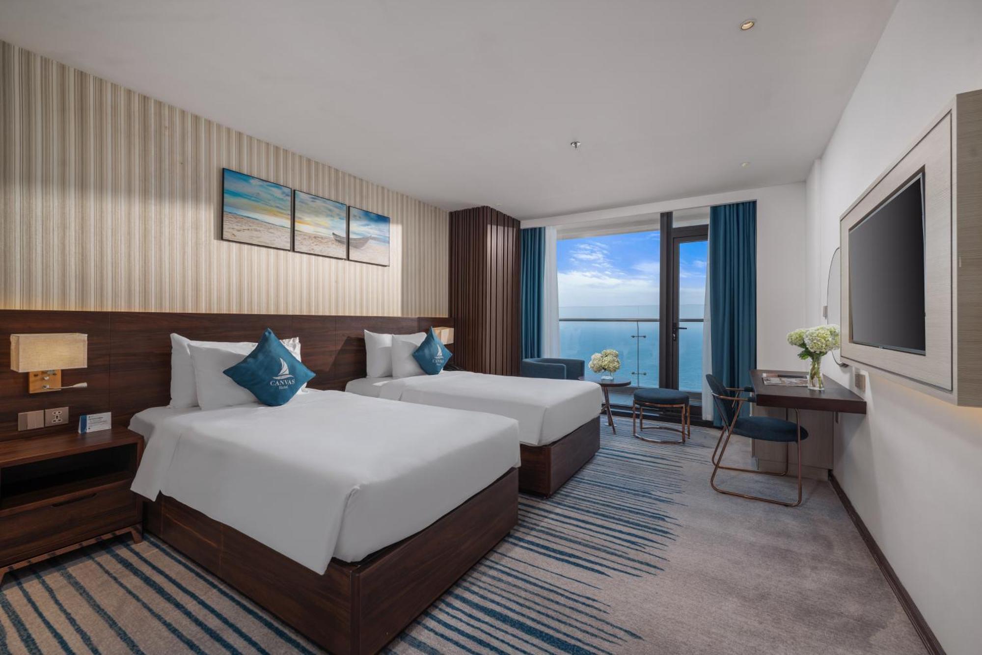 Canvas Danang Beach Hotel Eksteriør billede